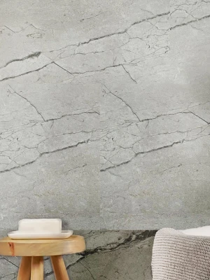 Matētas flīzes IMPERIAL GREY MARBLE CARVING, 60x120 cm, AM