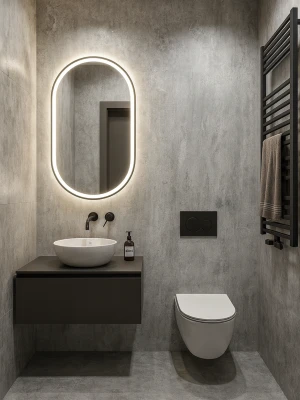 Matte tiles CRETE GREY, 60x60 cm, SH