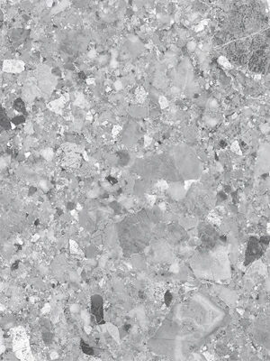 Matte tiles (lappato) TERAZZO BIANCO, 60x60 cm, DG