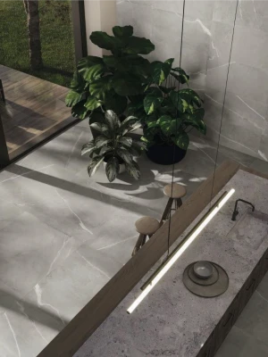 Matētas flīzes ANTI-SLIP LOTUS GREY NAT RECT, 60x120 cm, APE