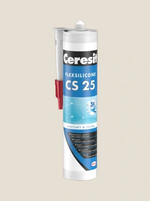 Sanitārais silikons CS25, 280 ml, 39 PERGAMON