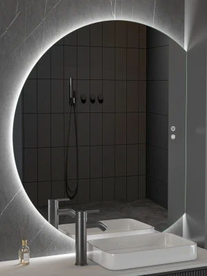 LED spogulis ar apsildes funkciju PORTO Medium, 80 x 100 cm, 2700-6500K, 31W, 3509Lm, IP44