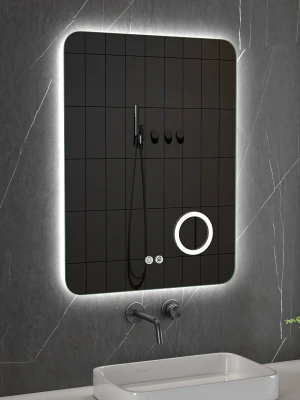 LED spogulis ar apsildes funkciju GLOW, 80 x 60 cm, 2700-6500K, 35W, 3933Lm, IP44