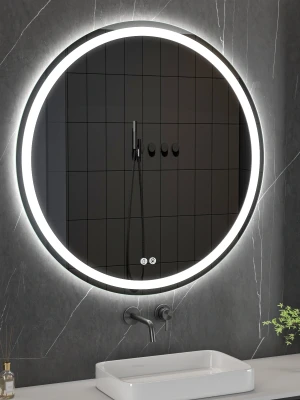 LED зеркало с функцией подогрева RONDO, Ø 100 cm, 2700-6500K, 31W, 3388Lm, IP44