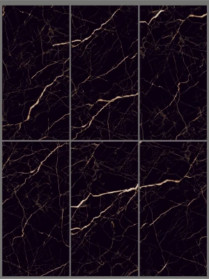 Glancētas flīzes NERO DI PALAZZO HIGH-GLOSSY, 60x120cm, SC