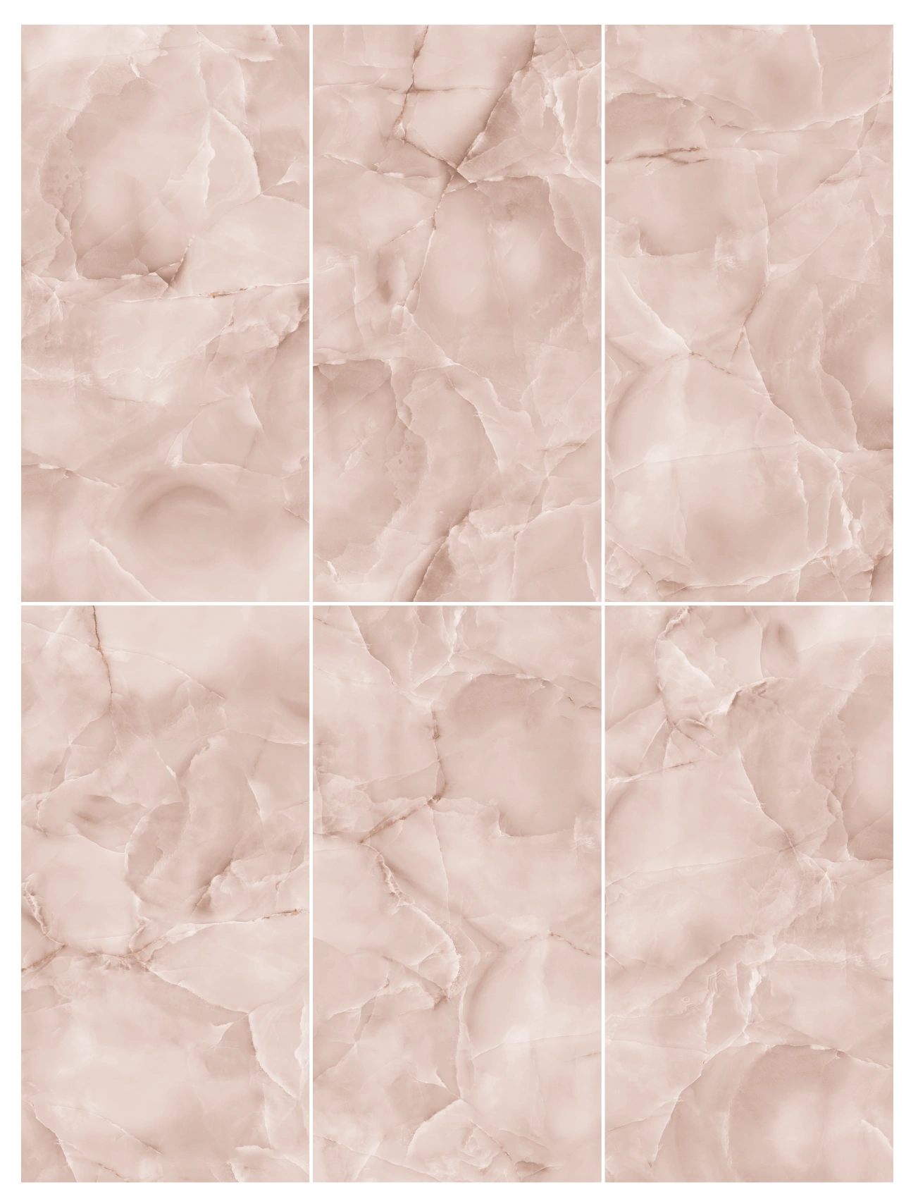Glancētas flīzes ONICE ROSA IMPERIALE, 60x120cm, SC