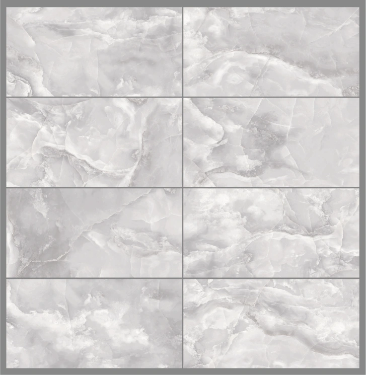 Glancētas flīzes ROMA ONYX GREY, 60x120 cm, LE