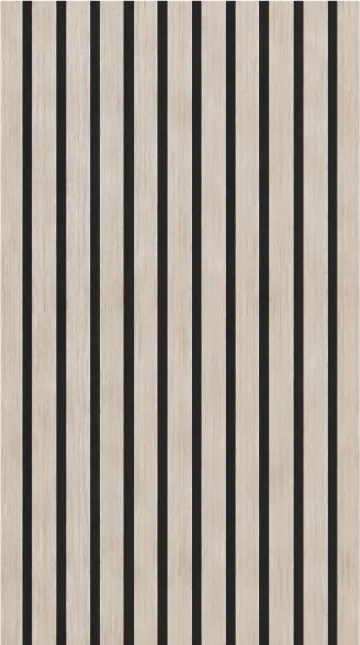 Premium klases akustiskais sienas panelis OAK CREAM NATURAL, 2800 × 600 × 21 mm