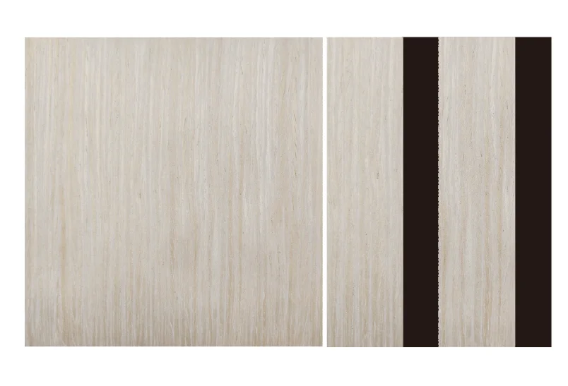 Premium klases akustiskais sienas panelis OAK CREAM NATURAL, 2800 × 600 × 21 mm