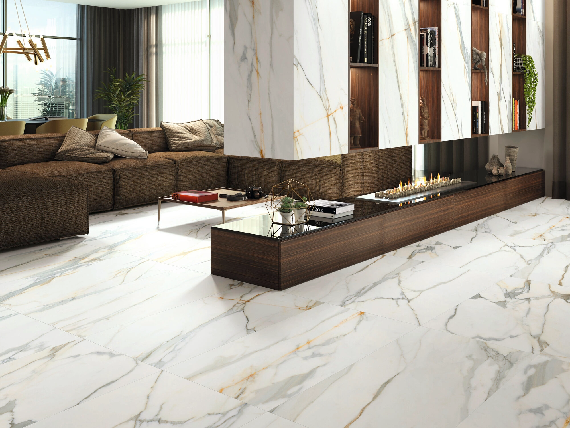 Matte tiles CALACATTA BORGHINI RECT, 60x60 cm, APE