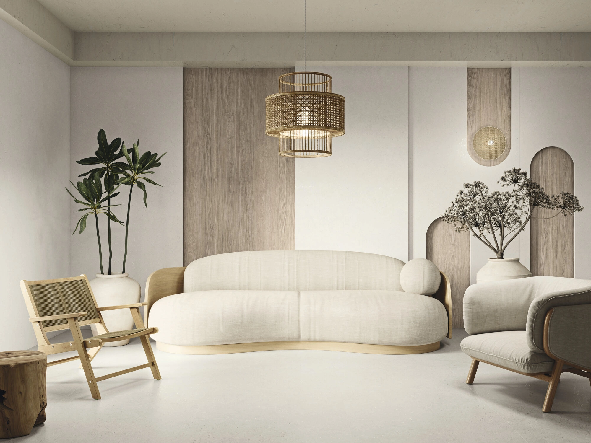 Matētas flīzes KINFOLK BEECH KINWOOD, 120x280 cm, APE