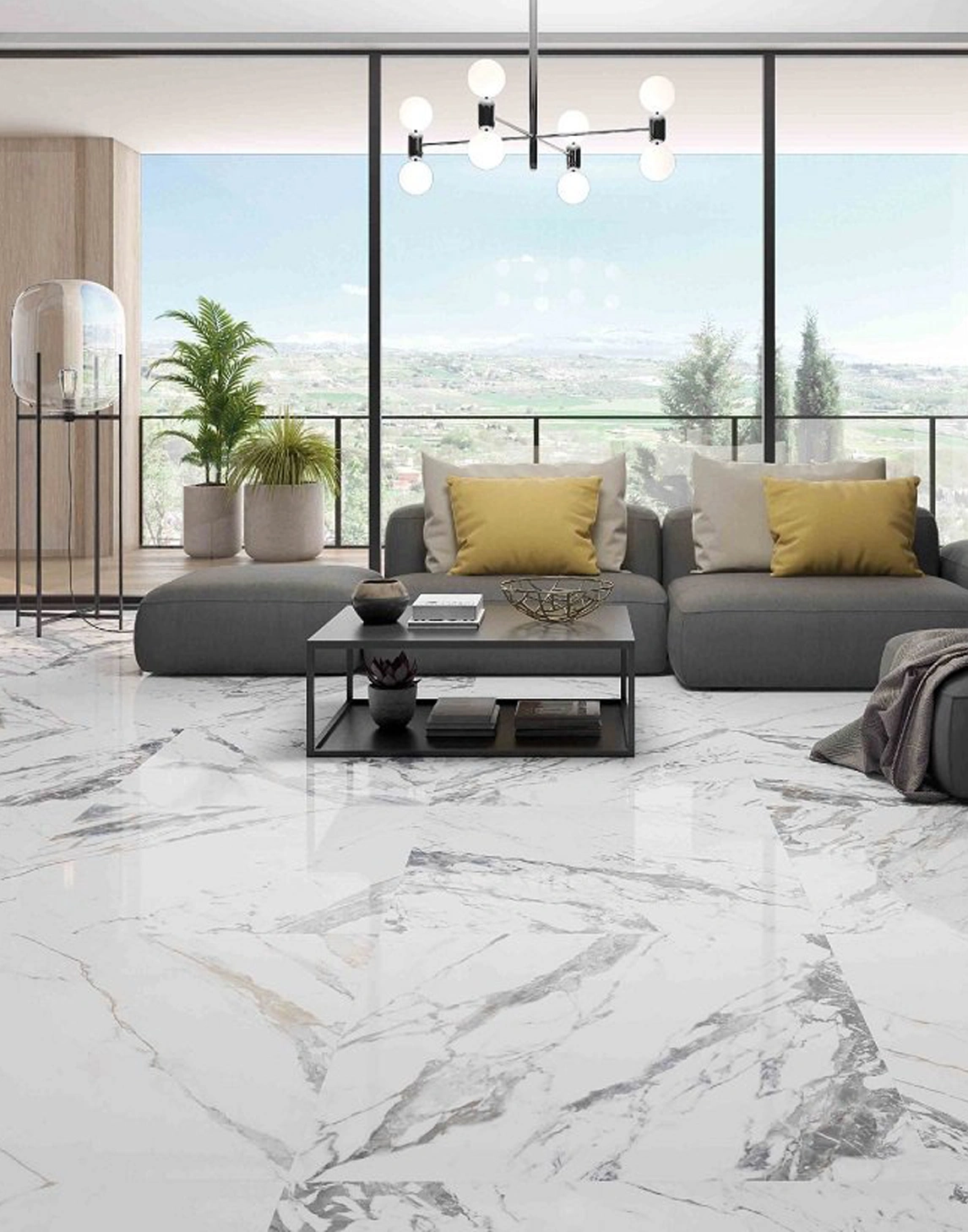 Glossy tiles PRIS TINENZA, 60x60 cm, US