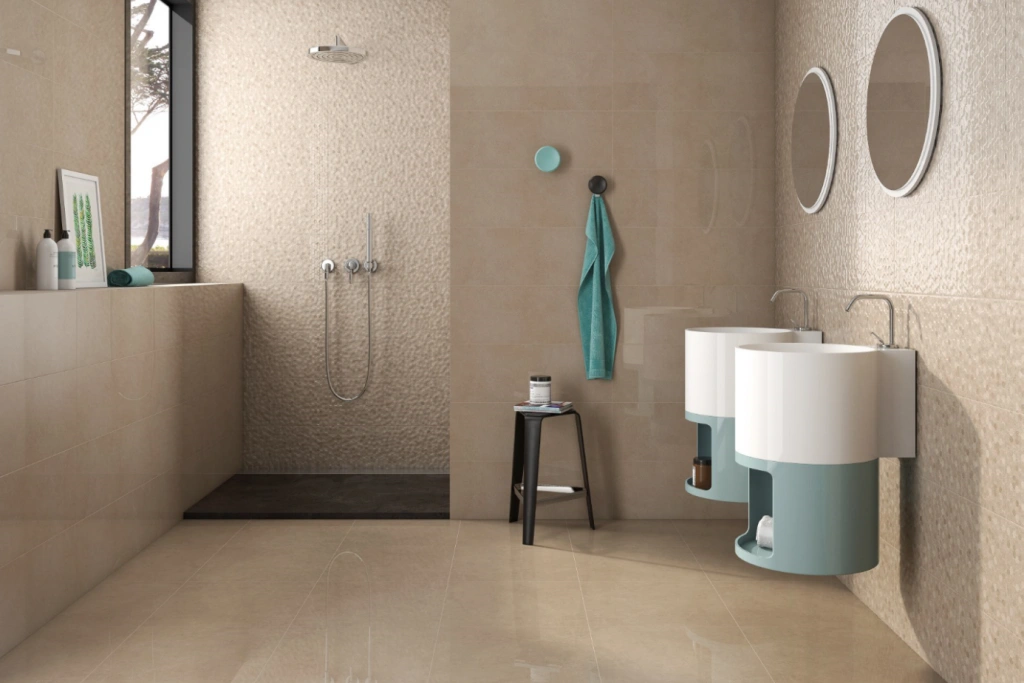 Glossy tiles ESS. VINCA LIGHT, 45x45 cm, US