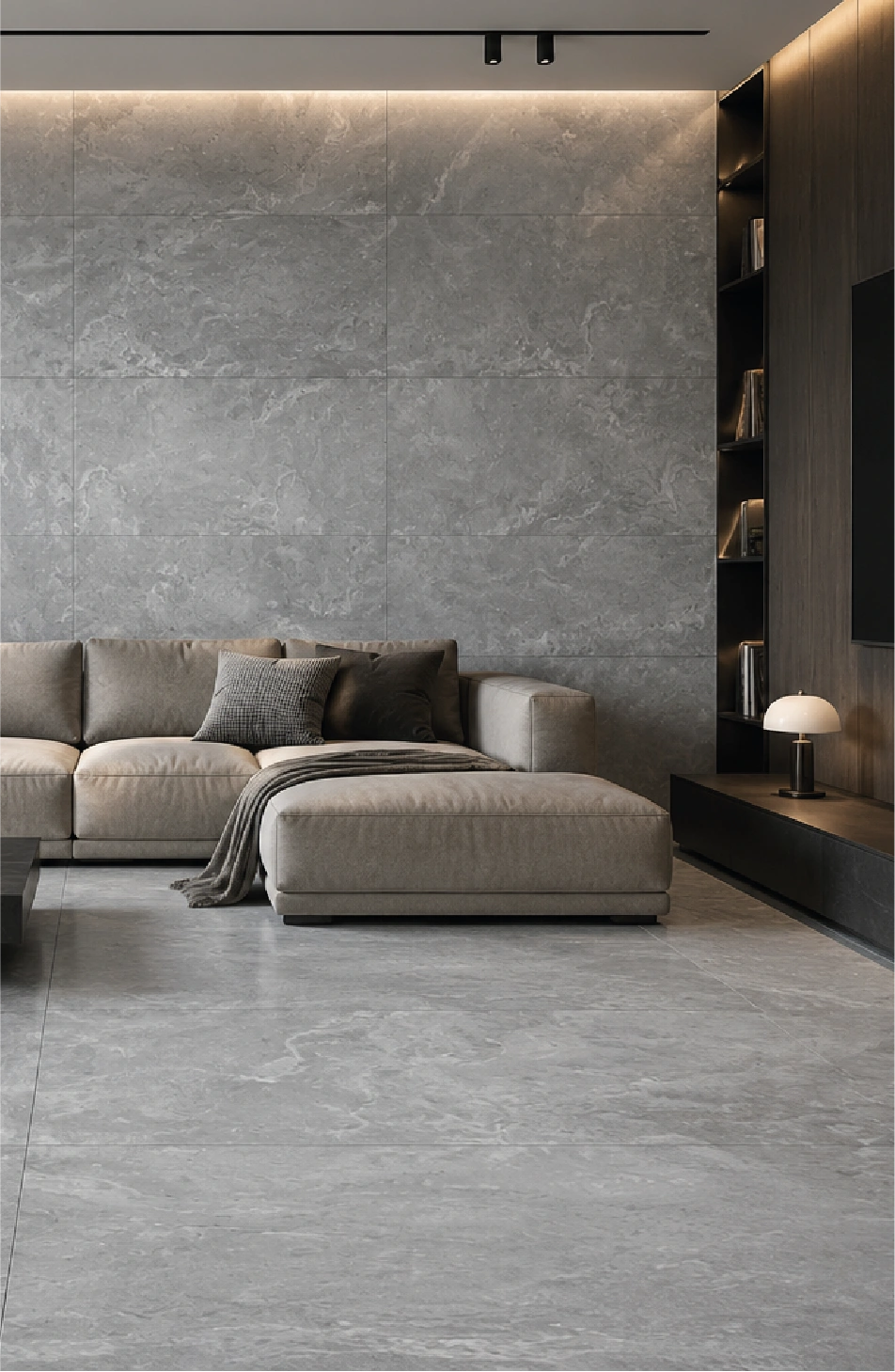 Matētas flīzes VITTORIA GREY, 60x120cm, SH