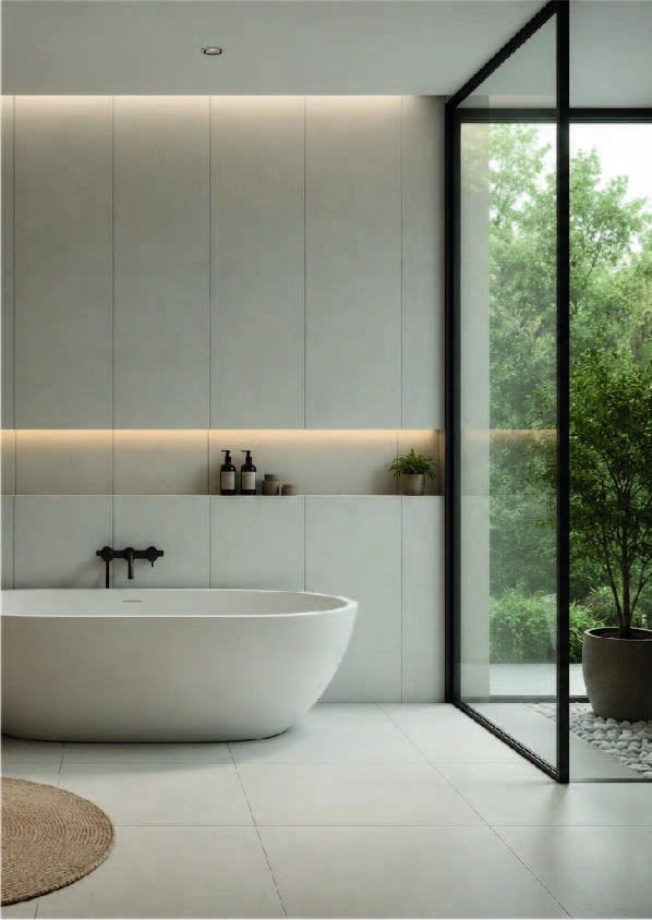 Matētas flīzes LIMESTONE GREY, 60x120cm, PR