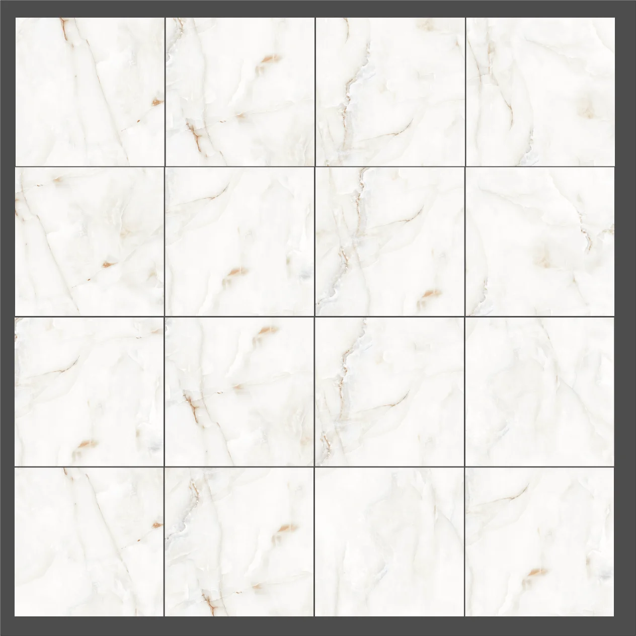Glancēta flīzes ONYX SNOW 60x60cm, PR
