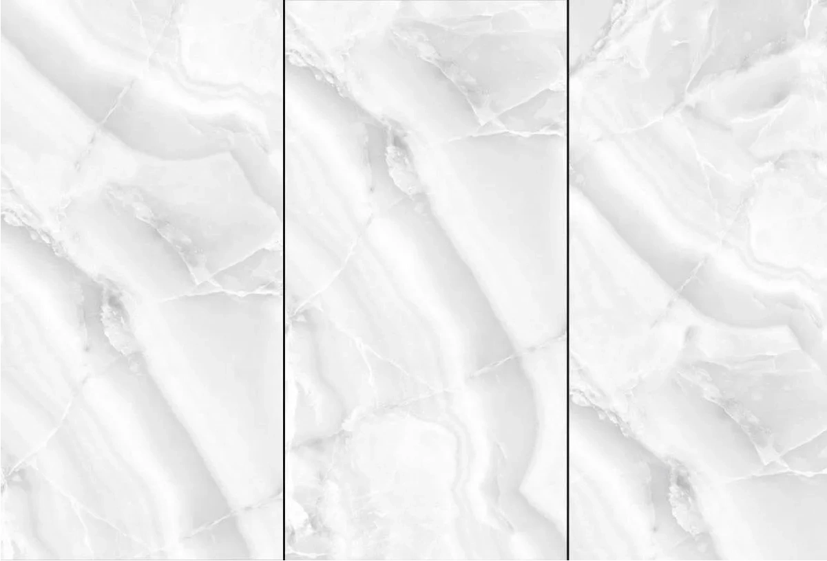 Glancētas flīzes ONYX SILVER, 60x120 cm, DE